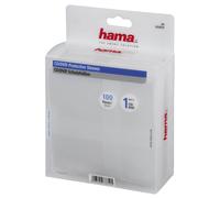 Hama - Buste protettive per CD/DVD, 100 pezzi, trasparente