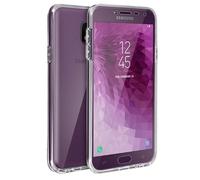 Custodie protettive Avizar in silicone e policarbonato Protezione trasparente a 360º per Samsung Galaxy J4