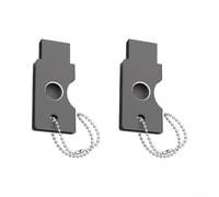 Custodie protettive in metallo per YubiKey per 5c NFC - Supporto leggero e | Metallo robusto, 4,9 x 2,2 x 1,6 cm, protezione contro cadute e graffi, vestibilità aderente, portachiavi pronto