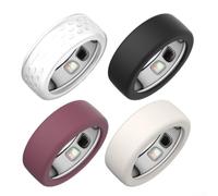 Custodie protettive in silicone per Oura Ring 5, cover morbide e leggere con antigraffio, per anelli di dimensioni 6-13, confezione da 4 custodie colorate per uso quotidiano e sport (set S-B)