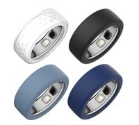 Custodie protettive in silicone per Oura Ring 5, cover morbide e leggere con antigraffio, per anelli di dimensioni 6-13, confezione da 4 custodie colorate per uso quotidiano e sport (set M-A)
