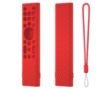 Custodie protettive in silicone per telecomando Hisense Class A7 U8 Series LCD 4K per Google TV 100U88N 85U88N 75U88N 65U88N 55U88N 43A7N 50A7N coperture antiscivolo (rosso)