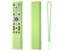 Custodie protettive in silicone per telecomando Hisense Class A7 U8 Series LCD 4K per Google TV 100U88N 85U88N 75U88N 65U88N 55U88N 43A7N 50A7N coperture antiscivolo lavabili (verde luminoso)