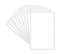 Custodie protettive per carte - 10 pezzi in PVC, custodie per carte da lavoro, custodie per carte collezionabili | Protezione per la sicurezza sociale, trasparente, resistente all'acqua, trasparente