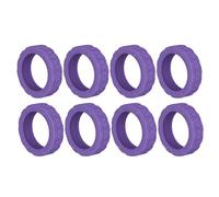 Custodie protettive per ruote per valigie - Custodia universale per ruote da viaggio 8 pezzi | Nessuna copertura per bagagli per il rumore, copertura protettiva per ruota in silicone P, Viola, la