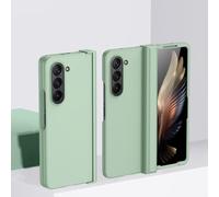 Custodie sottili di lusso per Samsung Galaxy Z Fold 7 6 5 4 3 5g, custodia protettiva antiurto con cerniera opaca (per Galaxy Z Fold7/verde menta)