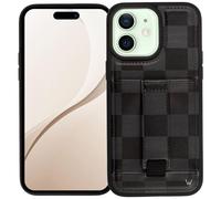 Custodie walli per iPhone 12/12 Pro Case estetico Portafoglio Telefono Titolo Case Card in modo sicuro contiene fino a 2 schede - Copertura telefonic