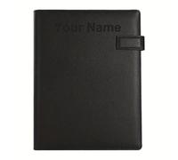 Custodisci i tuoi documenti: A4 multifunzione personalizzabile con il tuo , per ufficio, pelle , manager per documenti ufficiali, libro per contratti, forniture per ufficio con memo