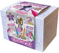 Custodisci i tuoi segreti. Unicorni. Ediz. a colori. Con 2 chiavi. Con lucchetto. Con 4 pennarelli. Con Adesivi