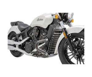 CUSTOM ACCES BARRE PROTEZIONE MOTORE INDIAN SCOUT BOBBER TWENTY 2022-2024 NERO
