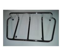 CUSTOM ACCES RICAMBIO PIASTRA CROMATA BORSA RIGIDA MODELLO TRAVEL INOX - COD. MT