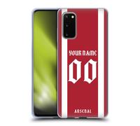 CUSTOM ARSENAL FC 2021/22 KIT CUSTODIA COVER MORBIDA IN GEL PER SAMSUNG PHONES 1