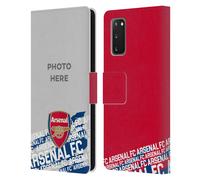 CUSTOM ARSENAL FC FOTO PERSONALIZZATE CUSTODIA COVER A PORTAFOGLIO PER SAMSUNG 1