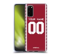 CUSTOM ARSENAL FC KIT 2022/23 CUSTODIA COVER MORBIDA IN GEL PER SAMSUNG PHONES 1