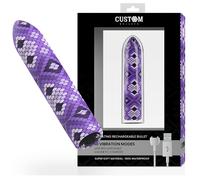 Custom bullets rechargeable snake purple magnetic bullet 10v