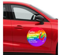 Custom Car Magnet Stickers,Customizable Car Magnet Sticker Text/Logo/Image,Prevent Car Scratches Dents, Personalised car Magnetic Signs,for Cars, Businesses, Advertising, Personal Use, Gifts