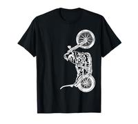 Custom Chopper Motorcycle Hand Drawn Design Gift for Bikers Maglietta
