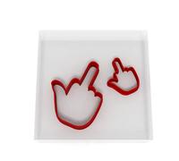 Custom Cutters - Set di 2 tagliapaste per fondente, 3 cm + 5 cm