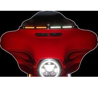 Custom Dynamics Genesi 4 Dynamic LED Pipistrello Parabrezza Orlo CD-WT2-SEQ-01-B