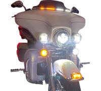 Custom Dynamics Genesi 4 Dynamic LED Pipistrello Parabrezza Orlo CD-WT2-SEQ-05-C