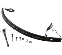 Custom Dynamics Genesi 4 LED Pipistrello Parabrezza Orlo Nero #CD-WT2-14-B