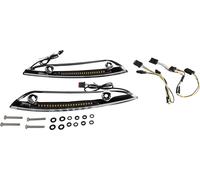 Custom Dynamics Genesi 4 LED Strada Glide Windshieldtrim #CD-RG-SWT-AW2-C