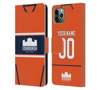 CUSTOM EDINBURGH RUGBY KIT 2022/23 CUSTODIA COVER A PORTAFOGLIO PER APPLE iPHONE