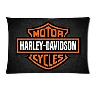 Custom Harley Davidson Motorcycles Pattern 05 Pillowcase Cushion Cover Design Standard Size 20X30 Two Sides