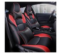 Custom Luxury Design Styling Coprisedili Auto Per Toyota Per CHR 2019-2023 Similpelle Impermeabile Fit Interni Automobili Set Completo Copertura Sedile(Red black)