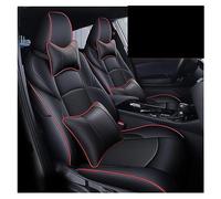 Custom Luxury Design Styling Coprisedili Auto Per Toyota Per CHR 2019-2023 Similpelle Impermeabile Fit Interni Automobili Set Completo Copertura Sedile(Black red I)