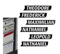 Custom Magnetic Toolbox Labels, Personized 3D Stampato Tool Box Magnets, Easy to Read, Reusable Tags Organize Accessories for Tool Box Organizer