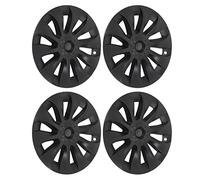 Custom Matte Black Matte Hub Capper 4PCS 20in HubCap Sostituzione per la Regolazione per Modello Y 2020-2023 Materifs ABS ASSABLE