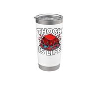 Custom Mechanical Keyboard Builder Thock Is Life Bicchiere termico in acciaio inox doppia parete