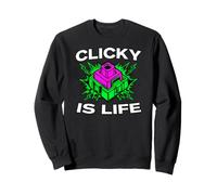 Custom Mechanical Keyboard Clicky Is Life Felpa
