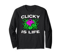 Custom Mechanical Keyboard Clicky Is Life Maglia a Manica