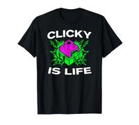 Custom Mechanical Keyboard Clicky Is Life Maglietta
