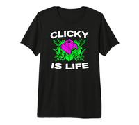 Custom Mechanical Keyboard Clicky Is Life Maglietta Premium