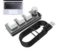 Custom Office Keyboard, 3.94 Inches Programmable Keypad, Keypad Programming for Work | Computer Accessories, Programmable Keyboard Silent for Travel Game Study Business Work