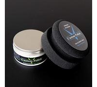 CUSTOM POLISH Micro set di lucidatura, 120 g, in alluminio e acciaio inox, lucidatrice per cerchioni + applicatore professionale (in confezione inglese)