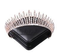 Custom Rhinestone Forehead Chain - Elegant Crystal Headdress For Weddings(Rose gold)
