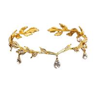Custom Rhinestone Forehead Chain & Tiara - Elegant Crystal Headdress For Weddings(Golden)