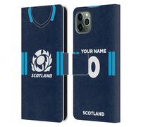 CUSTOM SCOTLAND RUGBY KIT 2022/23 CUSTODIA COVER A PORTAFOGLIO PER APPLE iPHONE