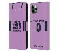 CUSTOM SCOTLAND RUGBY KIT 2022/23 CUSTODIA COVER A PORTAFOGLIO PER APPLE iPHONE
