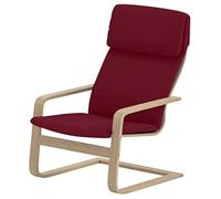 Custom Slipcover Replacement Rivestimento per sedia di ricambio Pello appositamente progettato per il coprisedia Ikea Pello (cotone rosso)