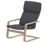 Custom Slipcover Replacement Solo copertura La sedia non è inclusa. Rivestimento in cotone per copripoltrona compatibile con Pello (grigio scuro)