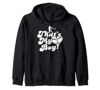 Custom That's My Boy #6 Jersey Baseball Mamma Baseball Papà Felpa con Cappuccio