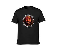 Custom The Joe Rogan Experience Unisex Printed T-Shirt Mens Black Tee Shirt XXL