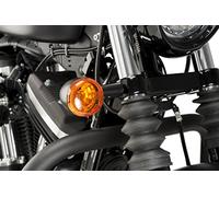 Customaccess Richiusore di Lampeggiatori, Nero, Harley Davidson Sportster XL883L Superlow 04-06