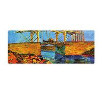 CustoMade Artiste Peinture À L'huile Grand Tapis De Souris En Caoutchouc Personnalité Paysage Personnalisé Personnalisé Tapis De Souris Chariot 11.8X31.5X0.08 Dans