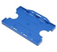 Customcard ltd Porta badge a due lati blu (confezione da 1)